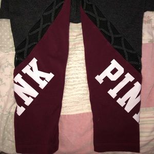 PINK Victoria's Secret Pants - PINK yoga leggings PINK Victoria's Secret Pants - PINK yoga leggings